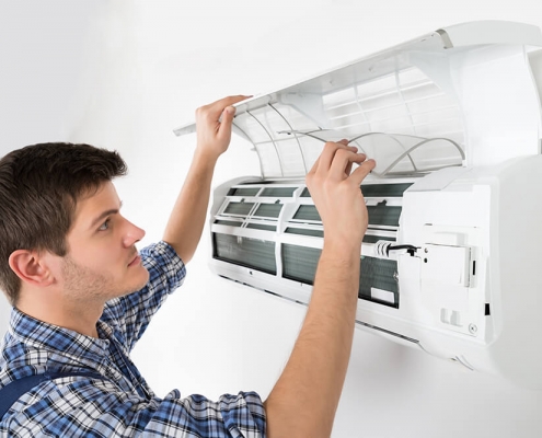 چگونه فیلتر کولر گازی را تمیز کنیم؟